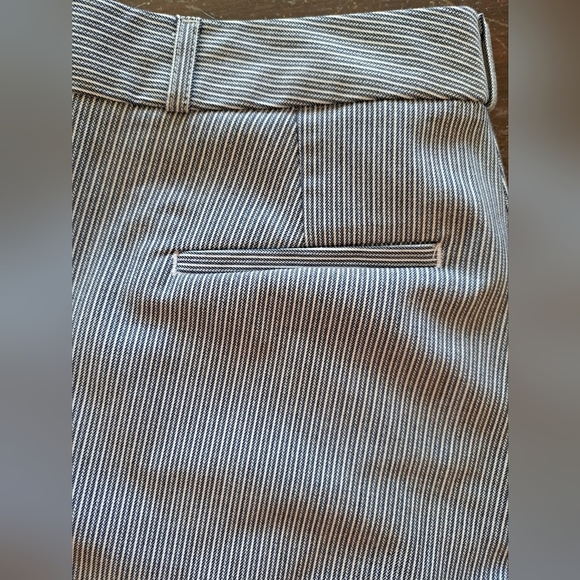 Banana Republic Striped Ryan Slim Straight Dress Pants Women's Size 6 - Picture 12 of 12